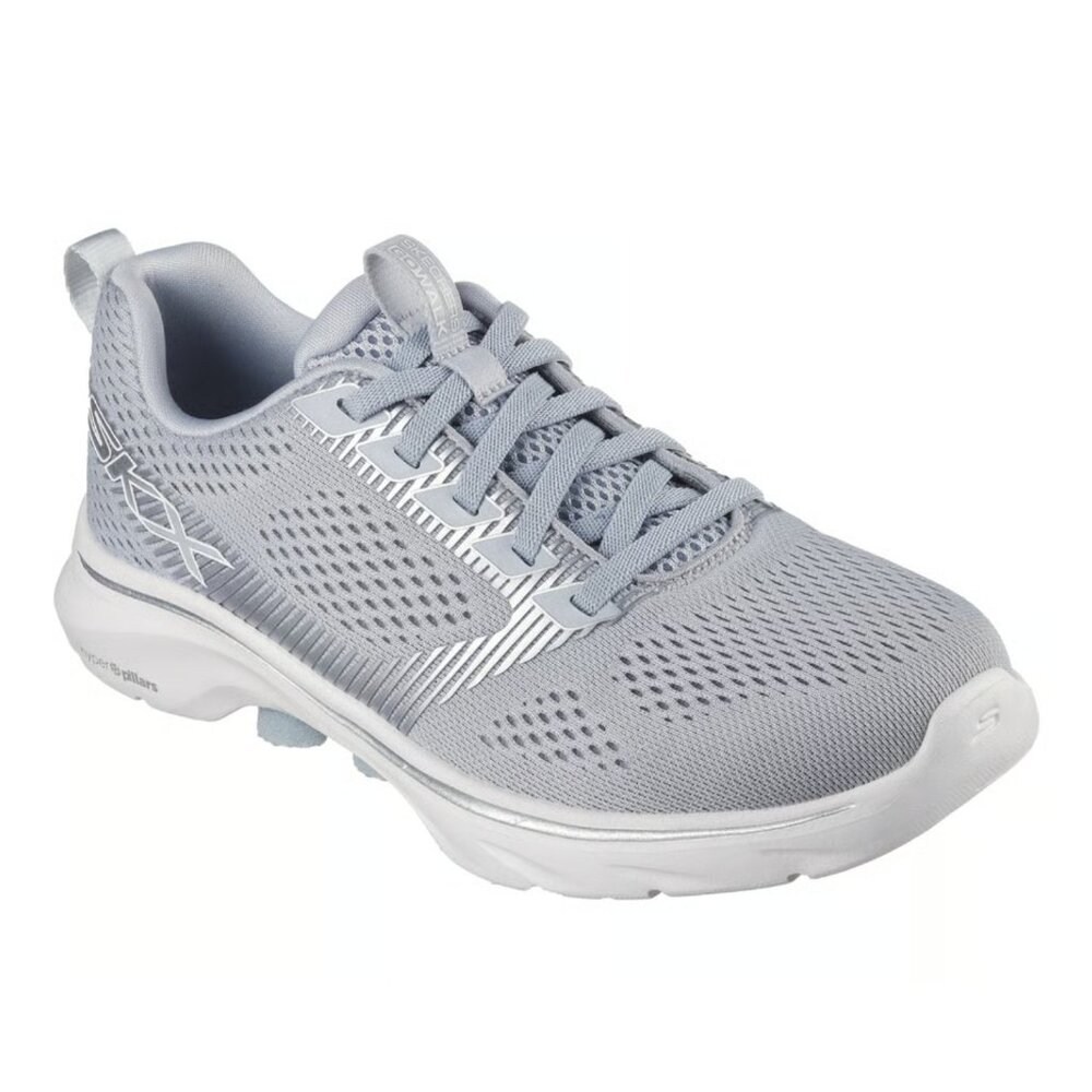 New! Size: 5.5 Women | Skechers Grey Go Walk 7 Hailey Trainers | 125251 - Picture 1 of 15